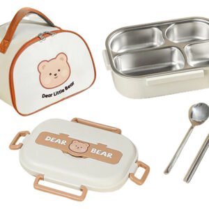 Bear lunch box Steel