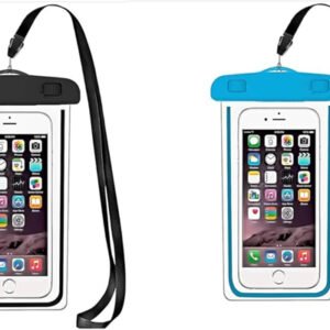 Waterproof Pouch for Mobile Phone & Rainproof Pouch for Mobile iPhone, Samsung, One Plus Mobile Compatible (Multicolor) (Pack of-1)